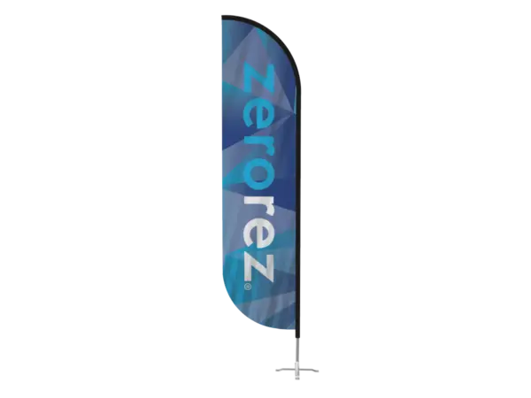 12' zerorez feather flag