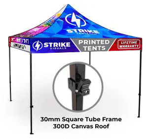30mm square tube frame 300d canvas roof tent
