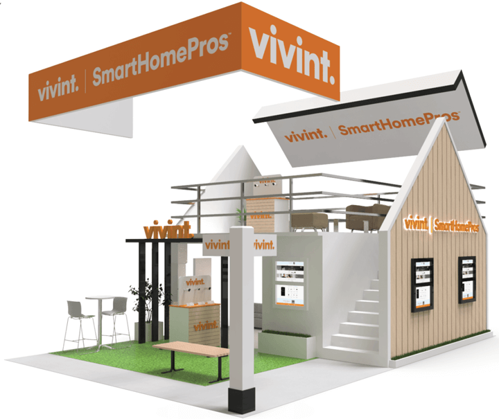 Trade show booth example vivint