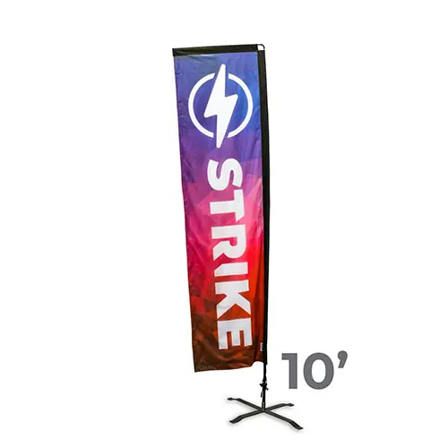 strike 10' rectangular flag