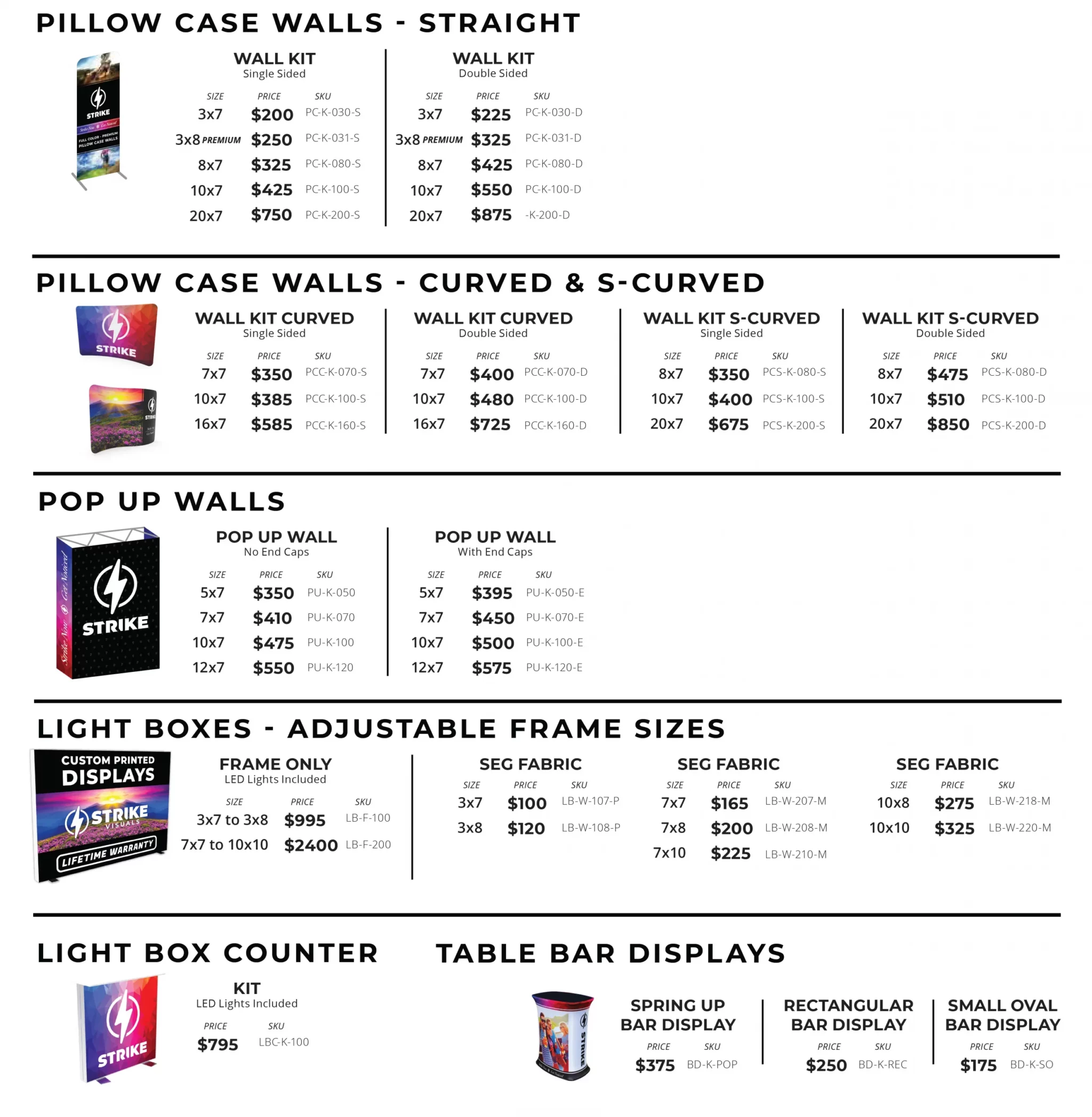 resellers pricing guide for pillow case walls - straight, pillow case walls - curved and s-curved, pop up walls, light boxes - adjustable frame sizes, light box counter, table bar displays.png