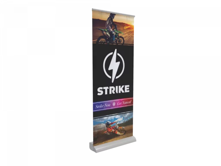 strike roll up banner