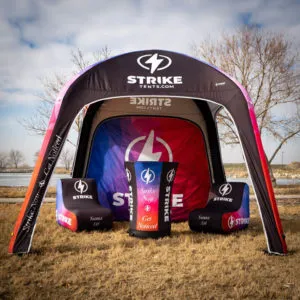 custom branded inflatable trade show furniture