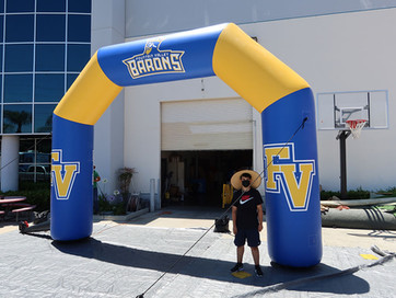 school events inflatable arch